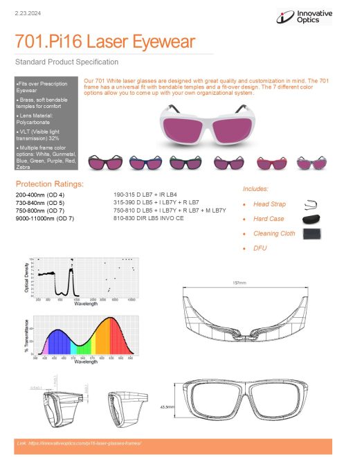 Sharplight.701.Pi16 Fit Over, bendable temples