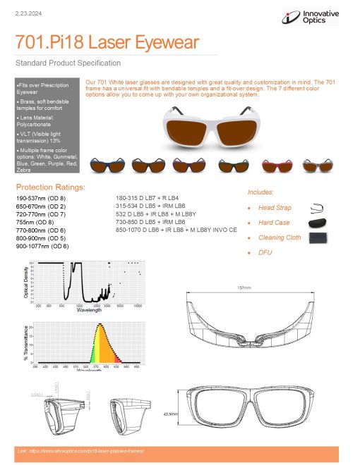 701.Pi18 Fit Over, bendable temples