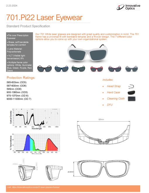 701.Pi22 Fit Over, bendable temples