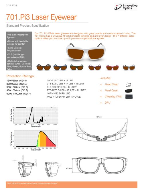 Sharplight.701.Pi3 Fit Over, bendable temples