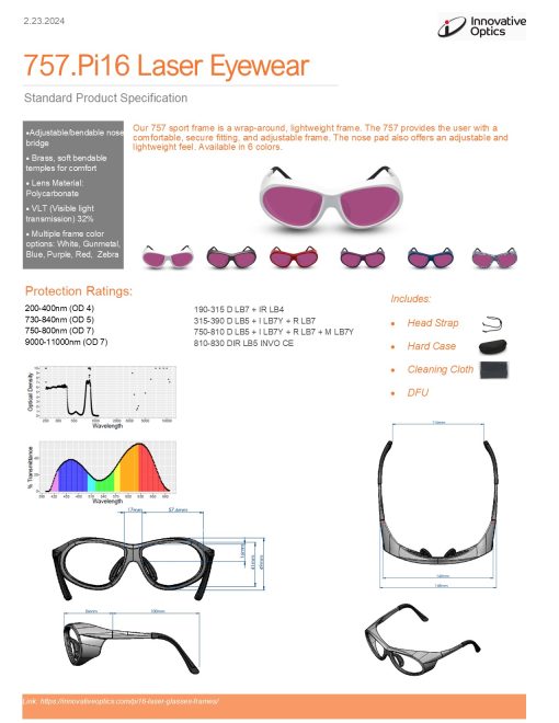 757.Pi16 Fit Over, bendable temples