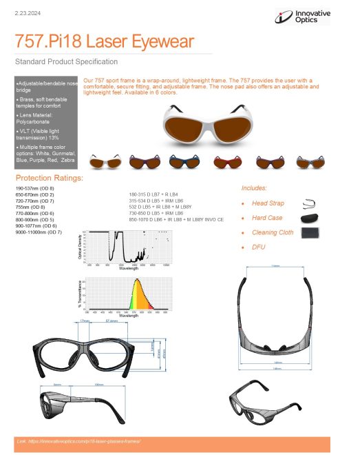 757.Pi18 Fit Over, bendable temples