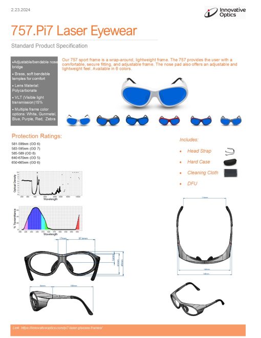 Sharplight.757.Pi7 Wrap Around with soft bendable nose bridge and temples